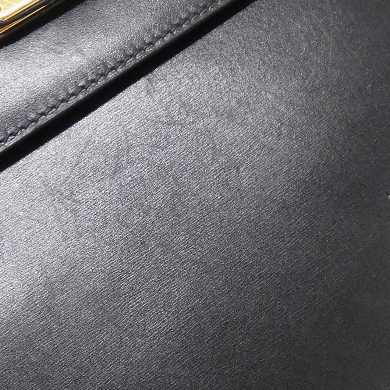 HERMES HERMÈS Kelly 001858CC Bag Box Calf Black Box Calf Leather - Thumbnail 4