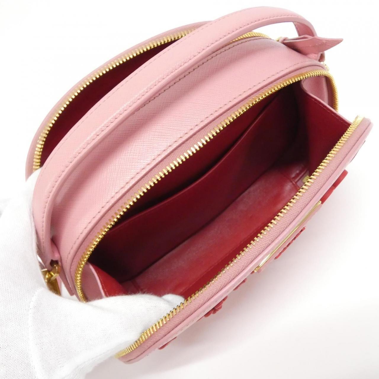 PRADA 1BH123 Bag 黑色 中古品A - 縮圖 9