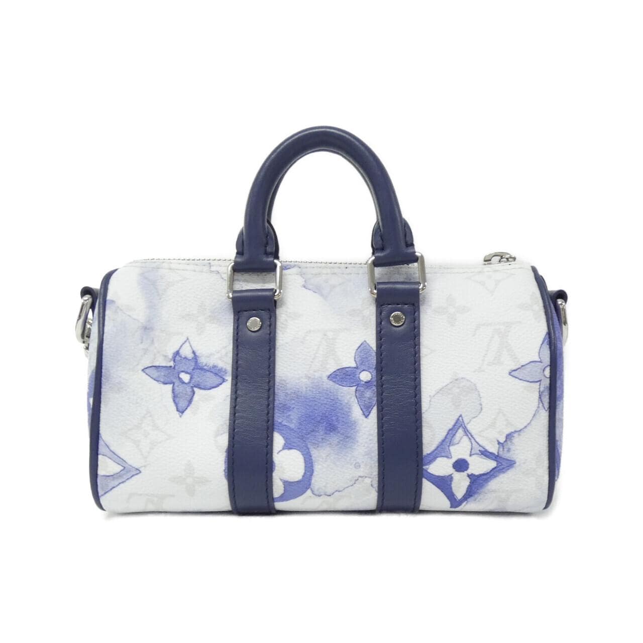 LOUIS VUITTON Keepall M45761 Boston Bag Monogram Blue Monogram Rank A - Thumbnail 2