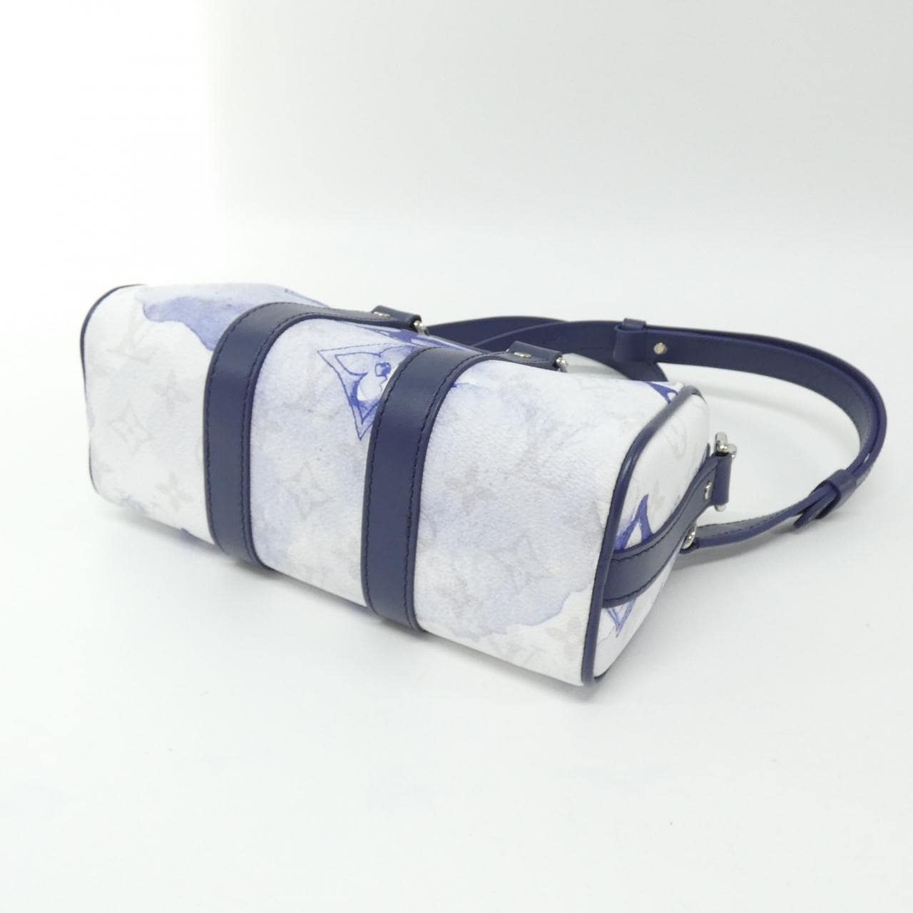 LOUIS VUITTON Keepall M45761 Boston Bag Monogram Blue Monogram Rank A - Thumbnail 3