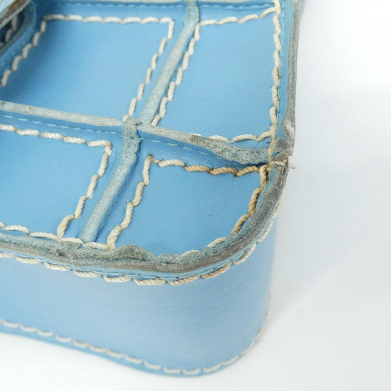 CHANEL 19150 Shoulder Bag 藍色 中古品A - 縮圖 3