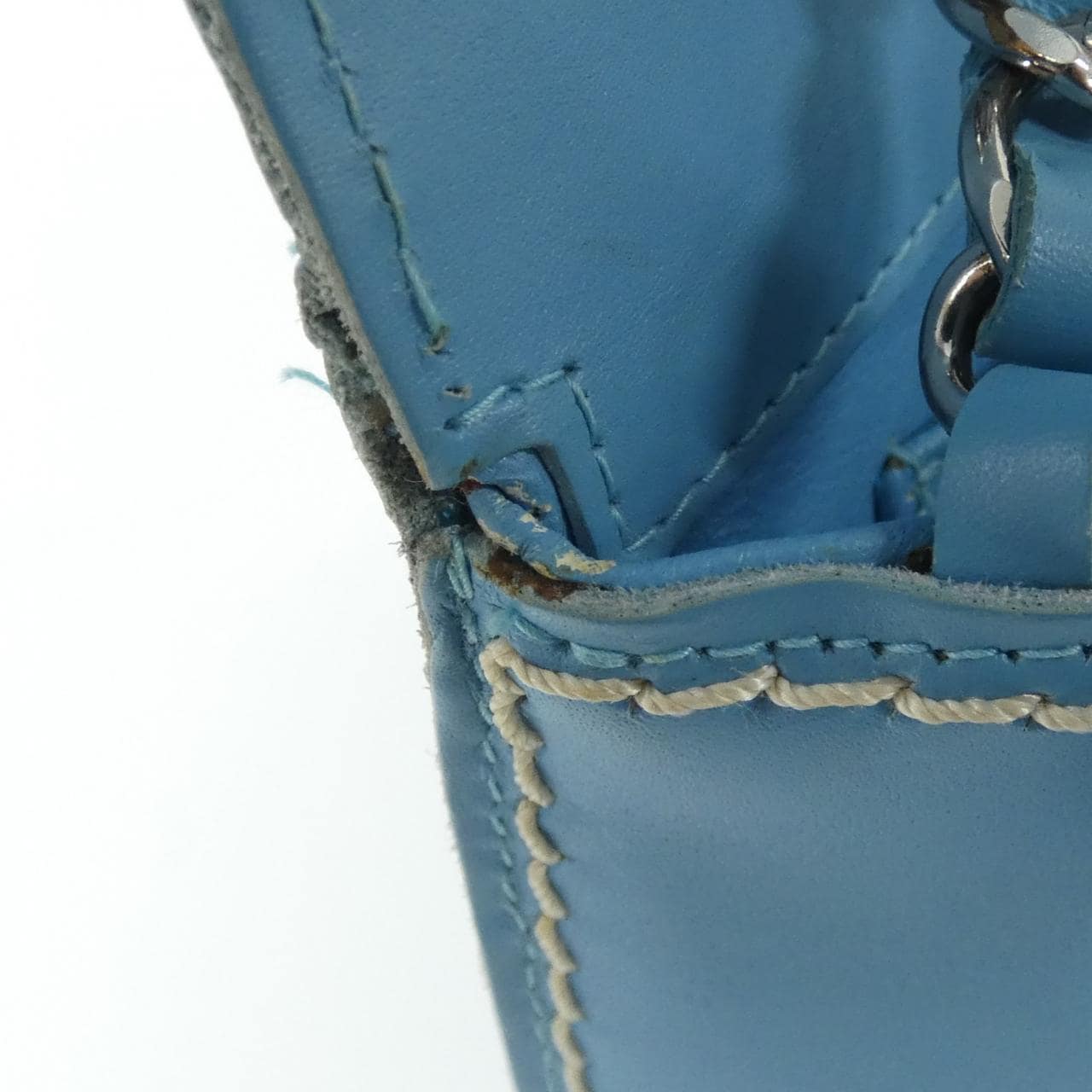 CHANEL 19150 Shoulder Bag 藍色 中古品A - 縮圖 9