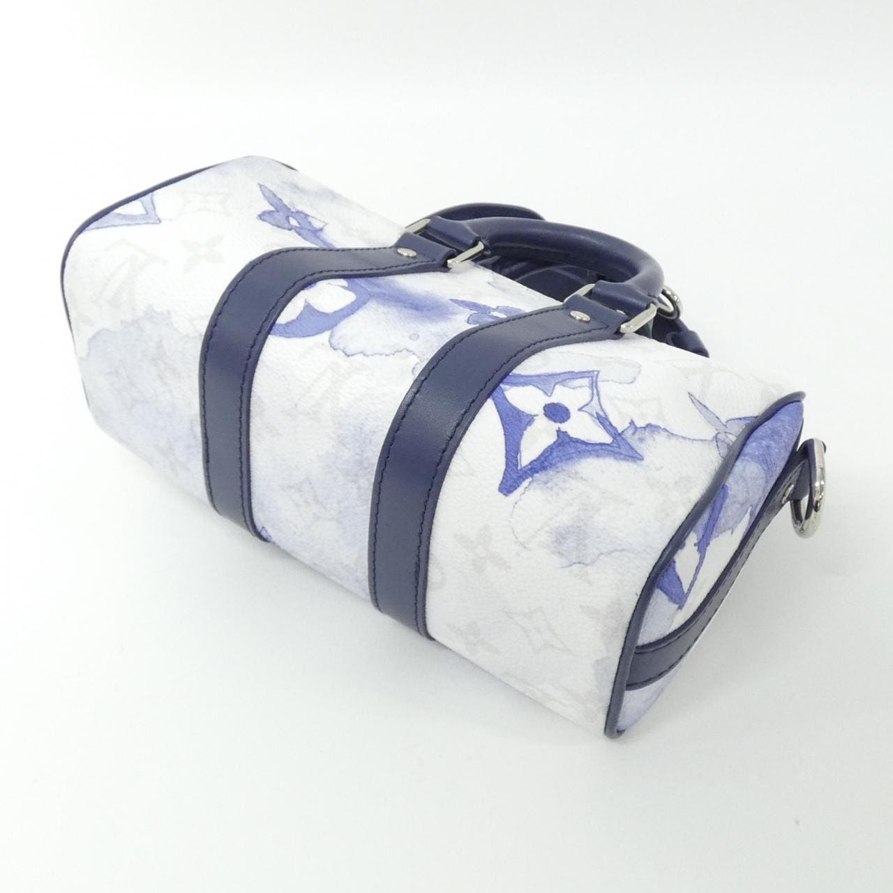 LOUIS VUITTON Keepall M45761 Boston Bag Monogram 藍色 Monogram 中古品A - 縮圖 3