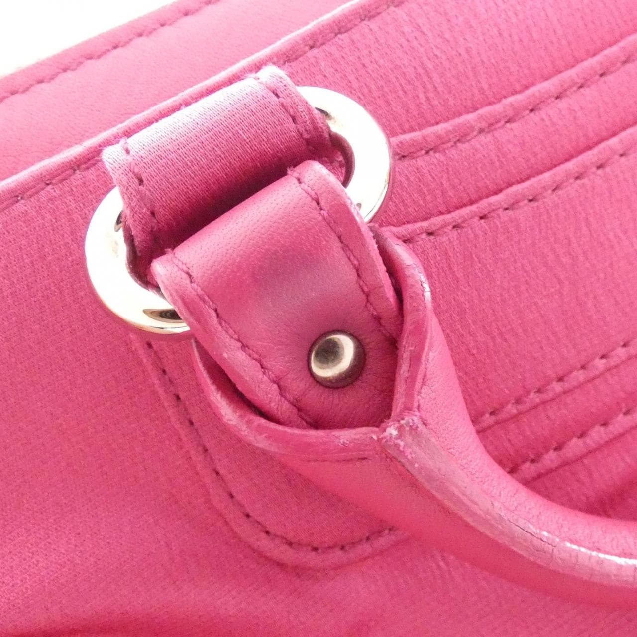 CELINE Boogie Bag Satin 黑色 緞面 中古品B - 縮圖 6