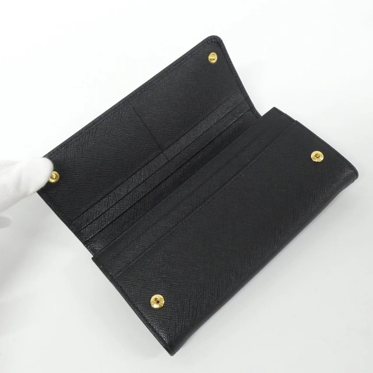 PRADA 1MH132 Wallet 黑色 新品 - 縮圖 4