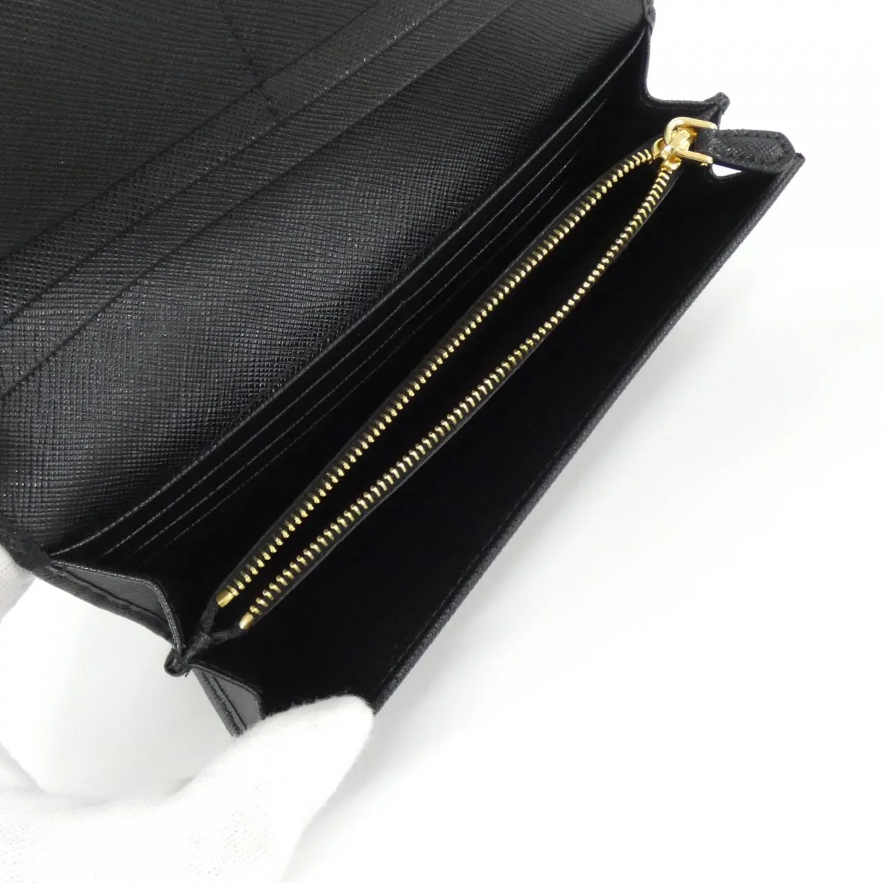 PRADA 1MH132 Wallet 黑色 新品 - 縮圖 5