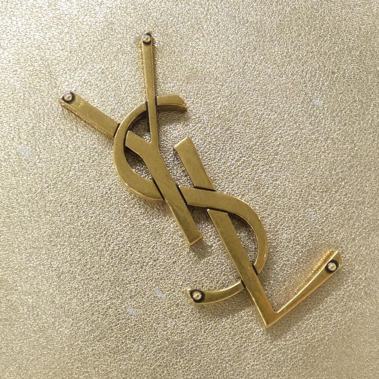 SAINT LAURENT 540694 Shoulder Bag Leather 金色 皮革 中古品A - 縮圖 4