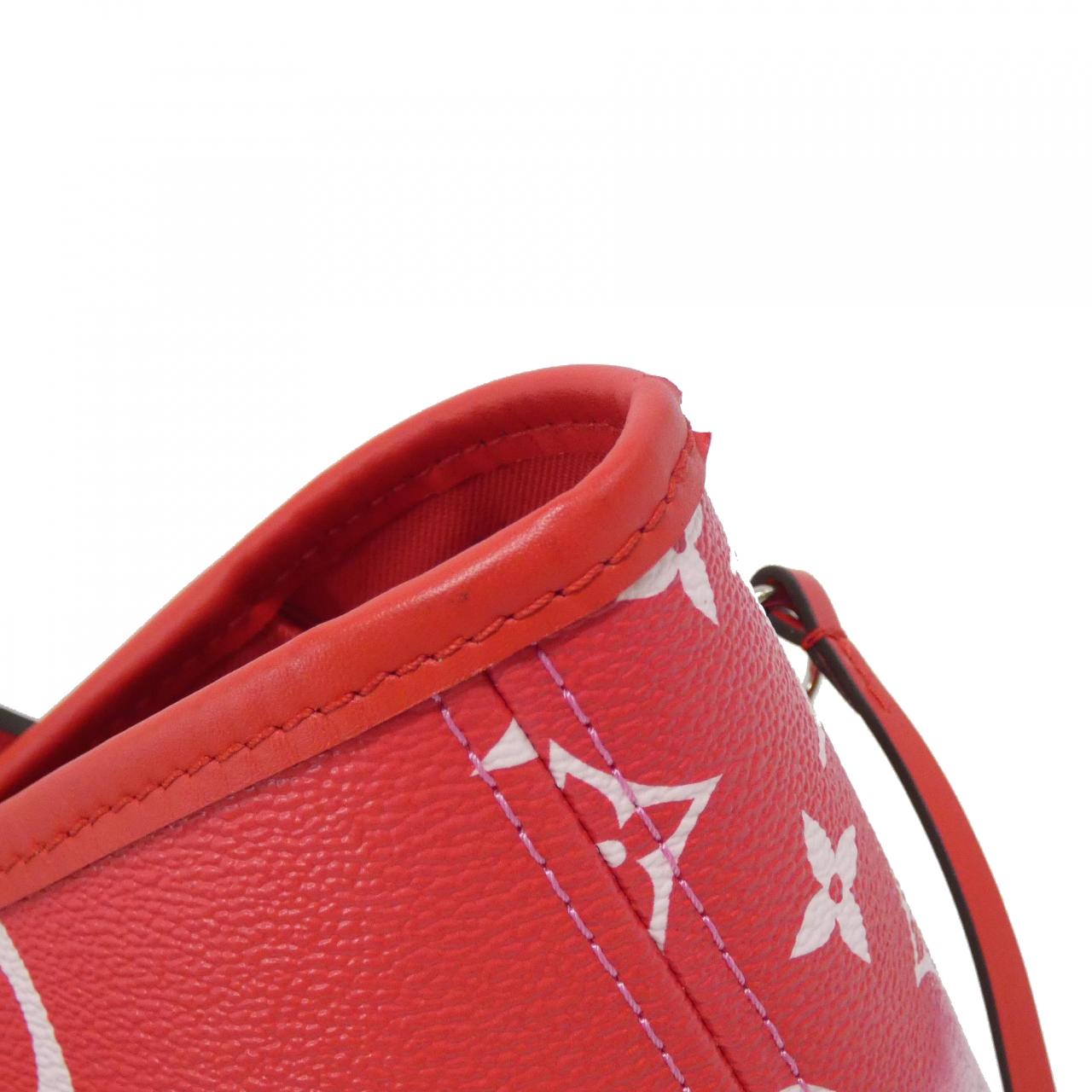 LOUIS VUITTON Neverfull M45127 Bag Canvas Rouge Canvas Rank A - Thumbnail 6