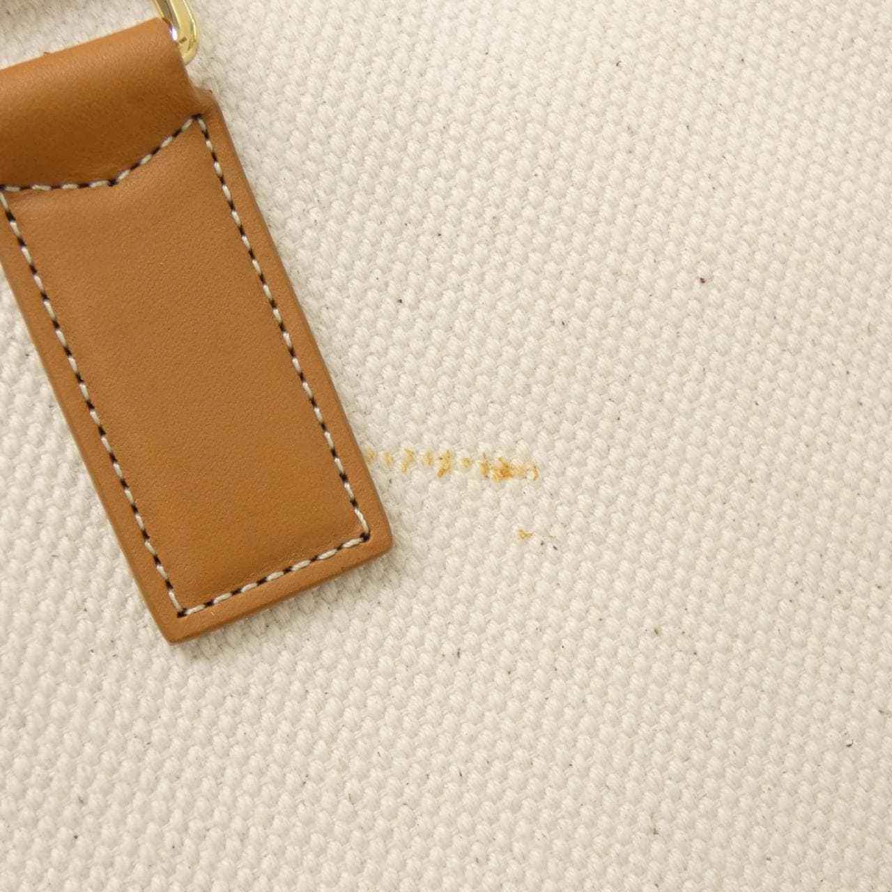 CELINE Cabas 192162BNZ Bag Canvas 黑色 帆布 中古品A - 縮圖 6