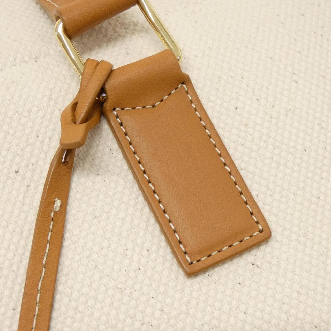 CELINE Cabas 192162BNZ Bag Canvas 黑色 帆布 中古品A - 縮圖 7