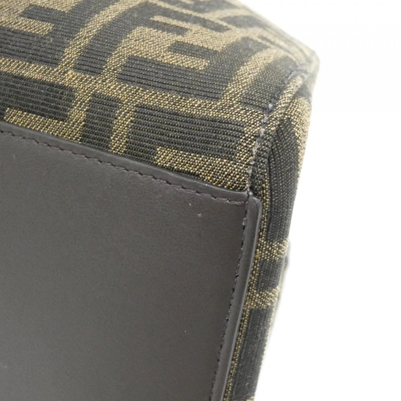 FENDI Sunshine Shopper 8BH414 AFPM Shoulder Canvas 黑色 帆布 中古品A - 縮圖 3