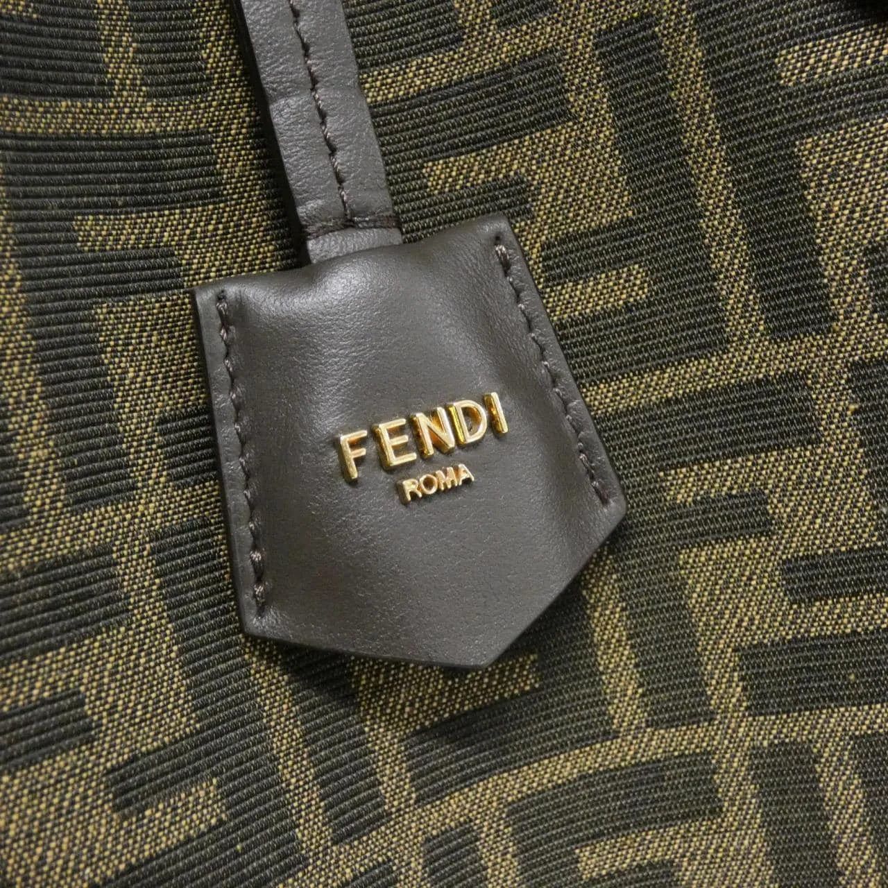 FENDI Sunshine Shopper 8BH414 AFPM Shoulder Canvas 黑色 帆布 中古品A - 縮圖 4