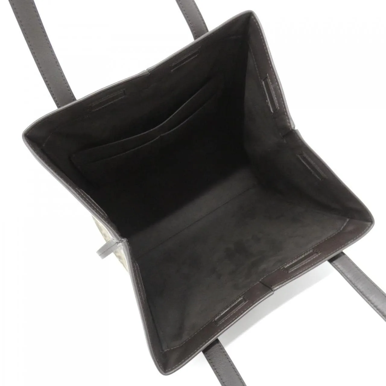 FENDI Sunshine Shopper 8BH414 AFPM Shoulder Canvas 黑色 帆布 中古品A - 縮圖 6