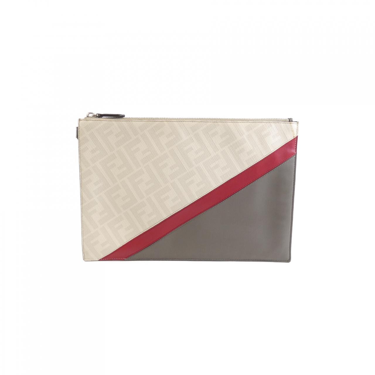 FENDI 7N0110 AJF8 Clutch Canvas