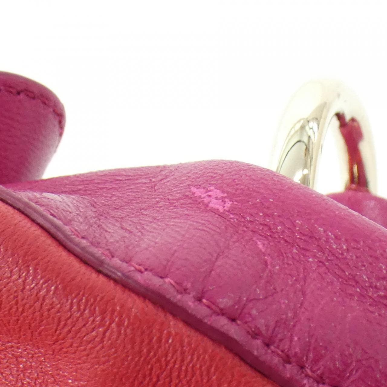 CELINE Shoulder Bag Leather 黑色 皮革 中古品A - 縮圖 4