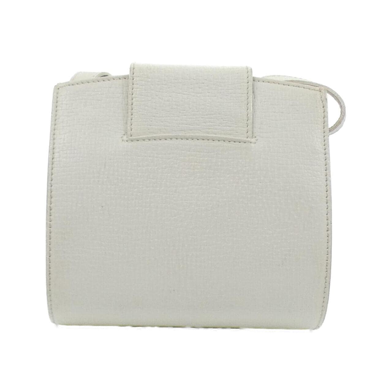 LOEWE Shoulder Bag Leather 白色 皮革 中古品B - 縮圖 2