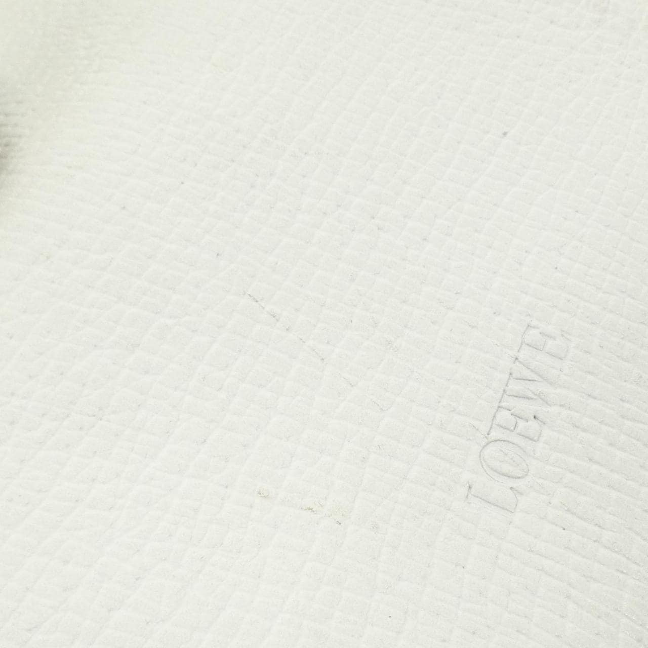 LOEWE Shoulder Bag Leather 白色 皮革 中古品B - 縮圖 4