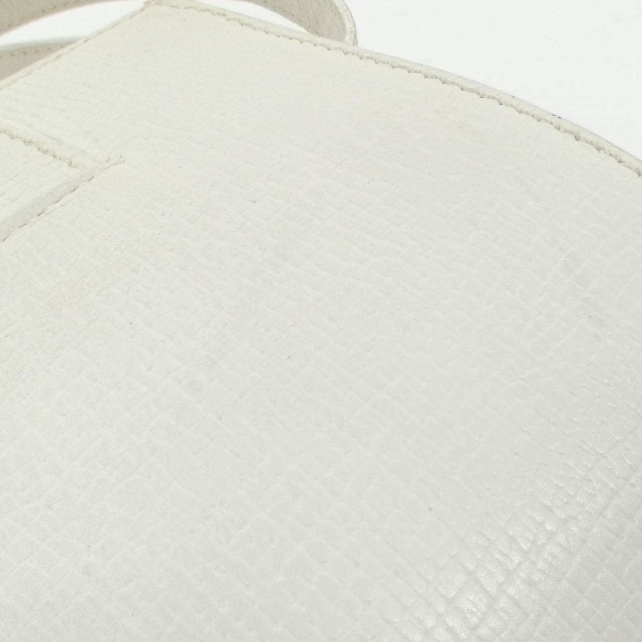 LOEWE Shoulder Bag Leather 白色 皮革 中古品B - 縮圖 6