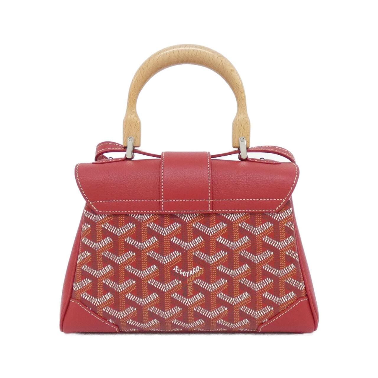 GOYARD Saigon Bag Canvas 黑色 帆布 中古品A - 縮圖 2