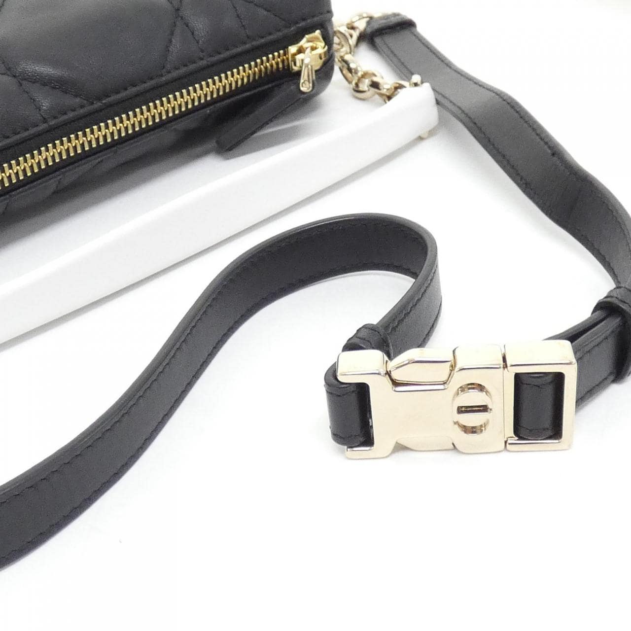 DIOR S7200ONOA Shoulder Bag Lambskin Black Lambskin - Thumbnail 4
