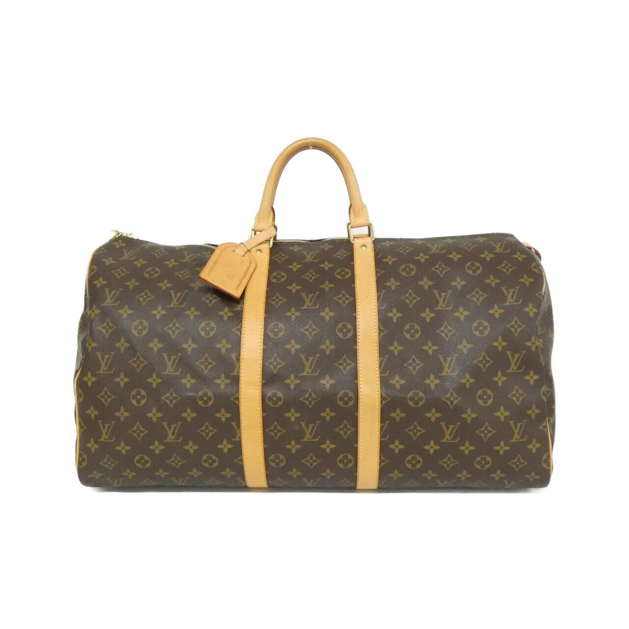 LOUIS VUITTON Keepall M41424 Boston Bag Monogram Black