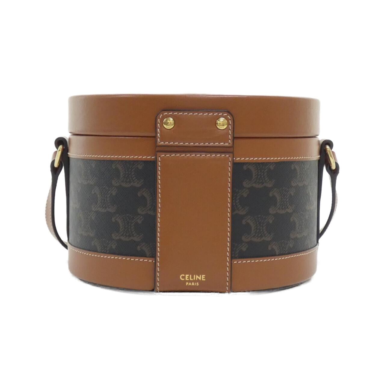 CELINE 195192BZJ Shoulder Bag Canvas 黑色 帆布 中古品A - 縮圖 2