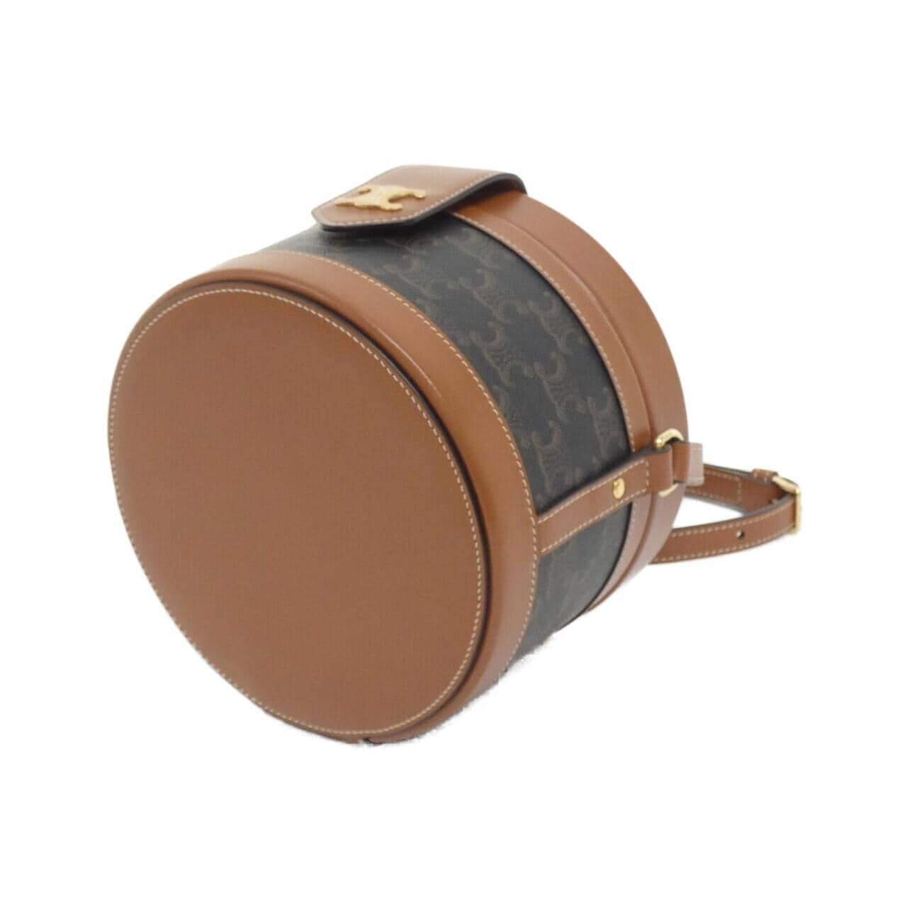 CELINE 195192BZJ Shoulder Bag Canvas 黑色 帆布 中古品A - 縮圖 3