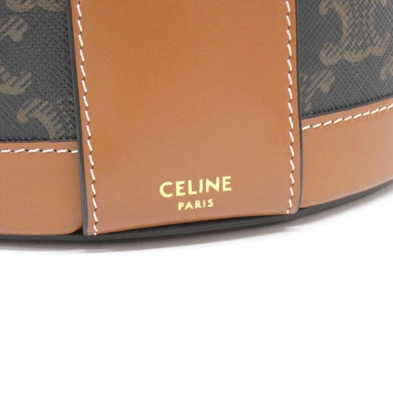 CELINE 195192BZJ Shoulder Bag Canvas 黑色 帆布 中古品A - 縮圖 5