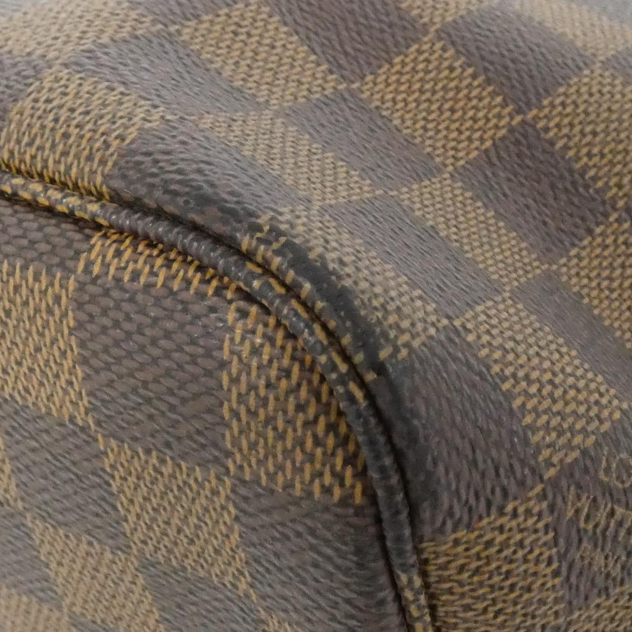 LOUIS VUITTON Neverfull N51109 Bag Damier 黑色 Damier 中古品A - 縮圖 2