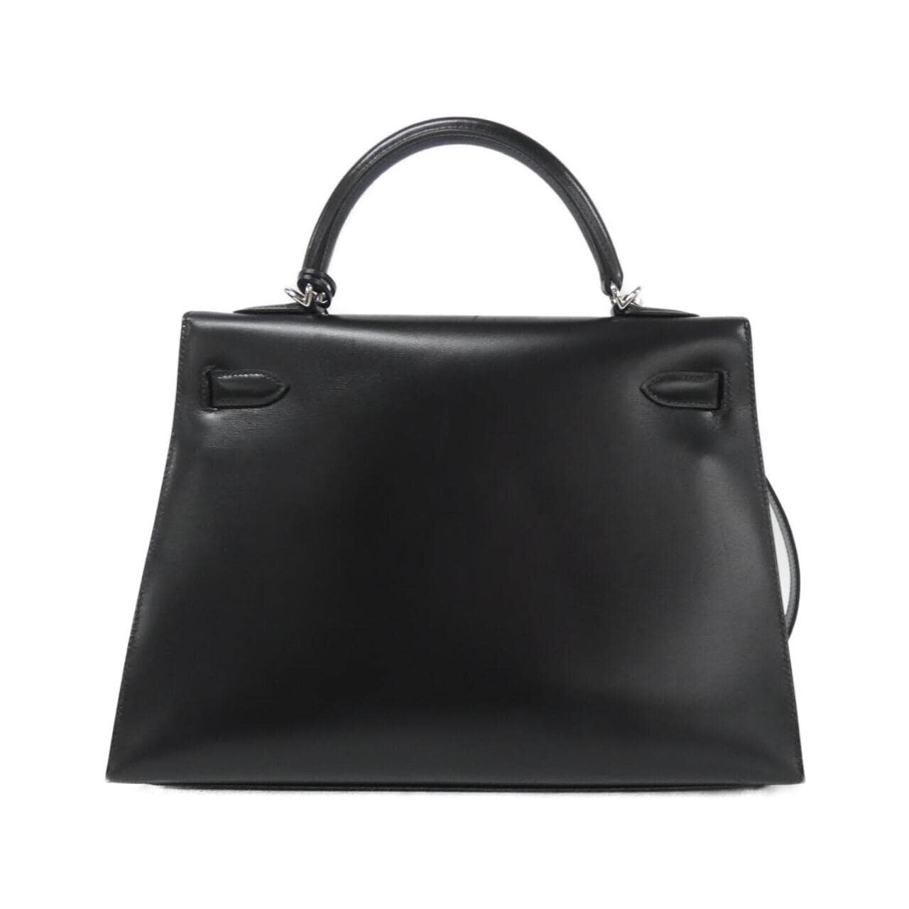 HERMES HERMÈS Kelly 020069CK Bag Box Calf Black Box Calf Leather - Thumbnail 2