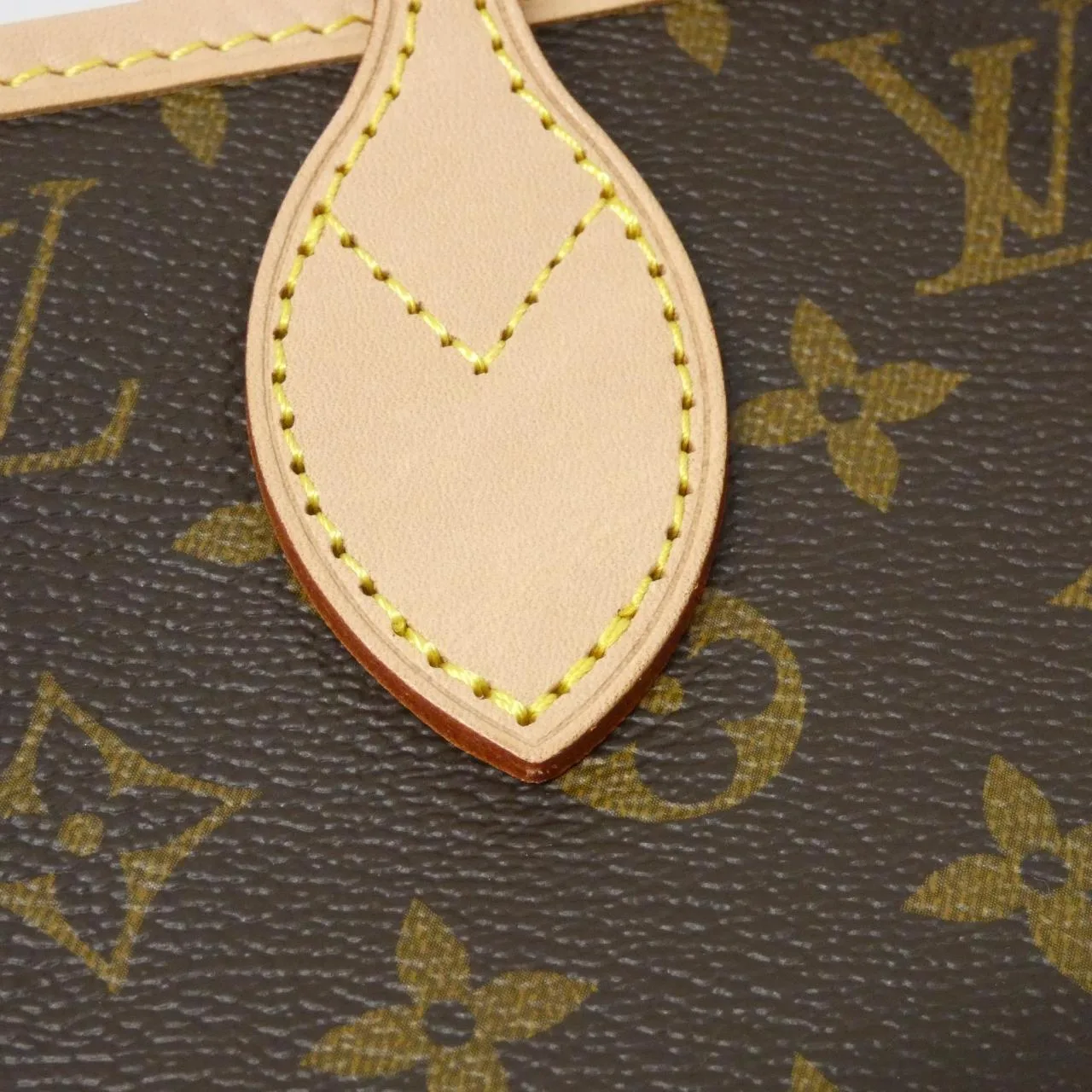 LOUIS VUITTON Neverfull M46975 Tote Monogram 米色 Monogram 中古品A - 縮圖 4
