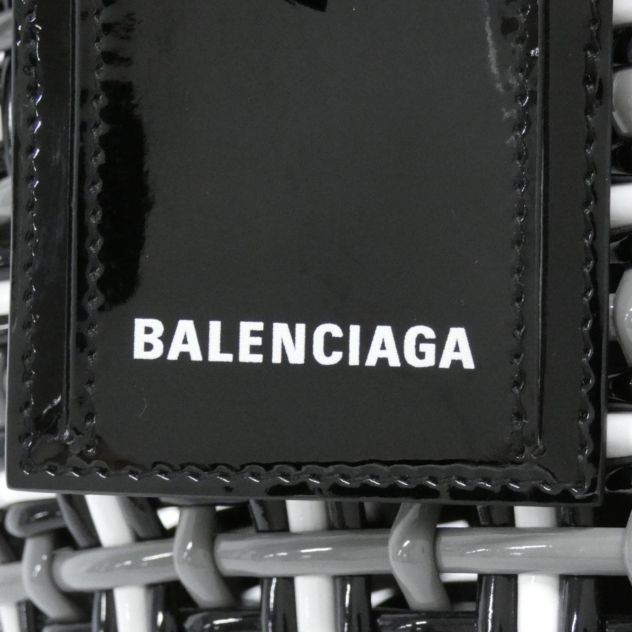 BALENCIAGA 671342 2IE6Y Bag Patent Leather Black Patent Leather - Thumbnail 3