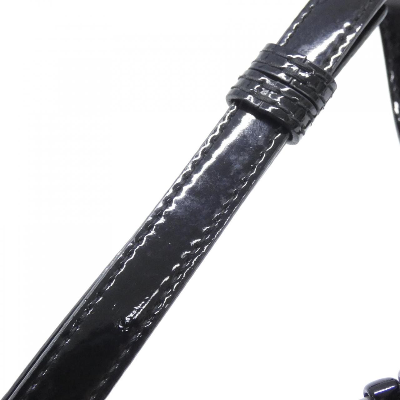 BALENCIAGA 671342 2IE6Y Bag Patent Leather Black Patent Leather - Thumbnail 8