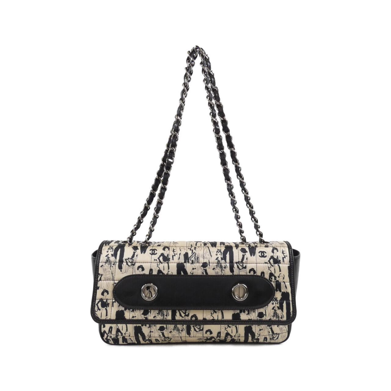 CHANEL 22105 Shoulder Bag Satin