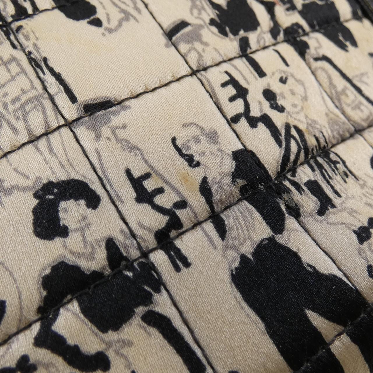 CHANEL 22105 Shoulder Bag Satin 黑色 緞面 中古品B - 縮圖 4