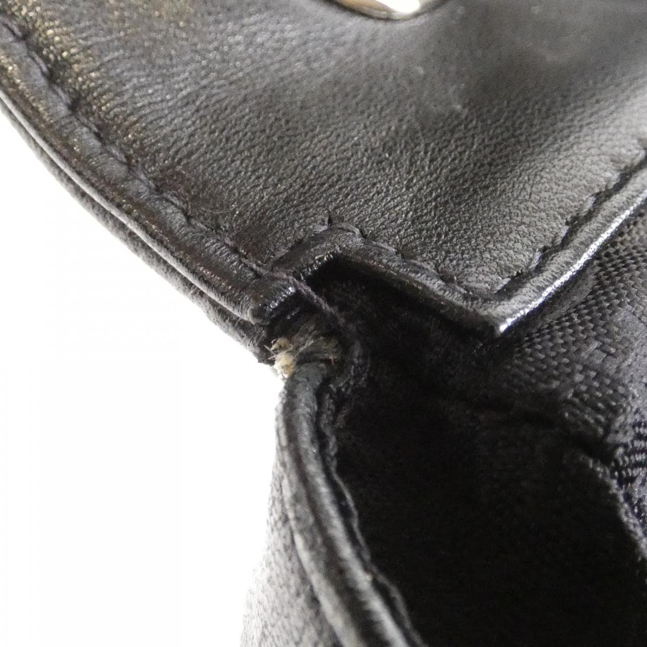 CHANEL 22105 Shoulder Bag Satin 黑色 緞面 中古品B - 縮圖 7