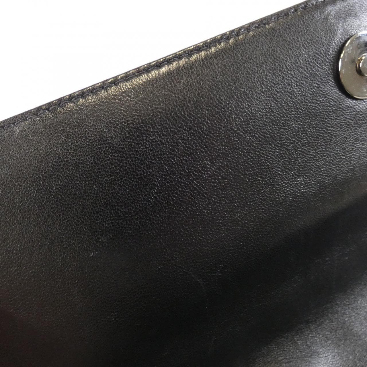 CHANEL 22105 Shoulder Bag Satin 黑色 緞面 中古品B - 縮圖 8