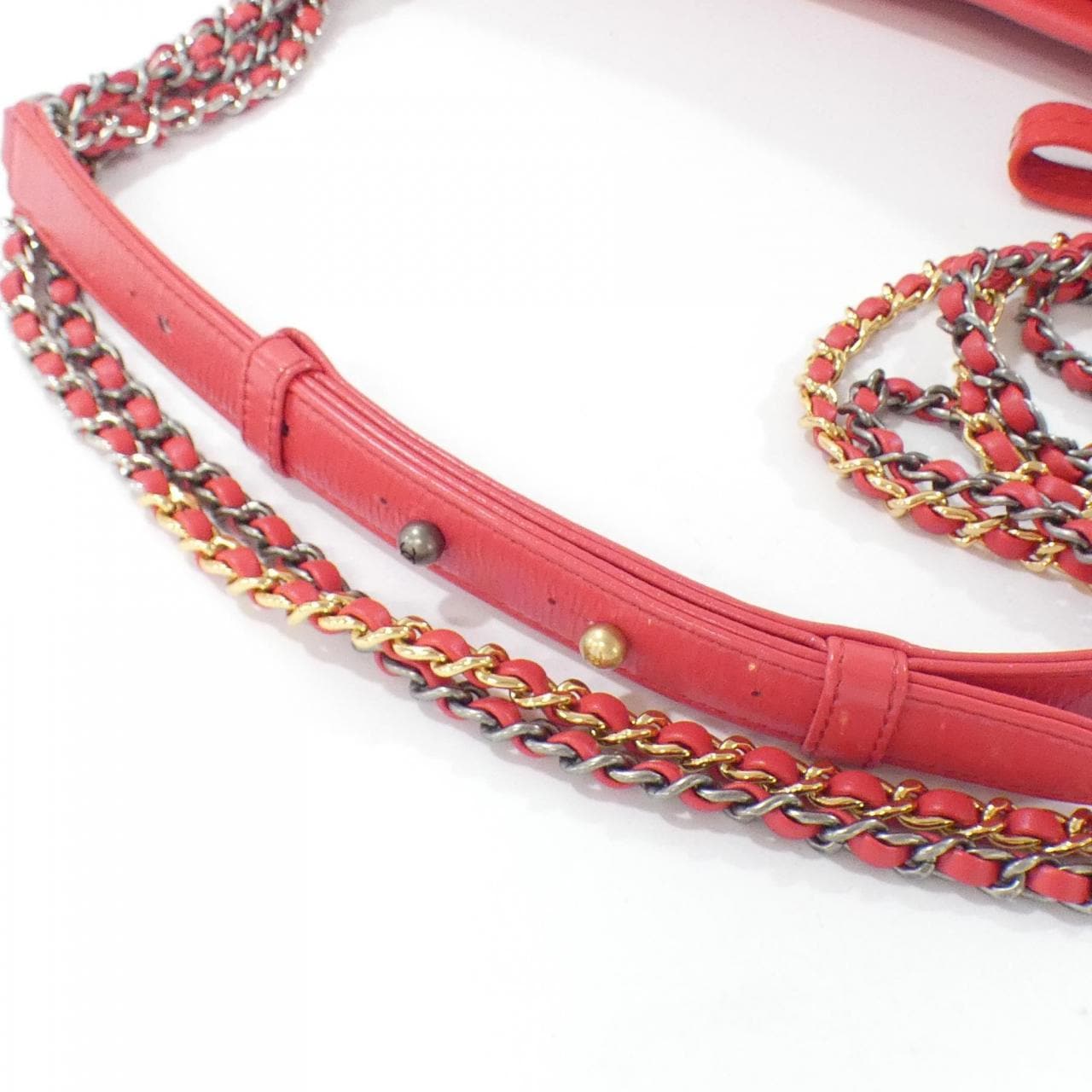 CHANEL Gabrielle 93824 Shoulder Bag 粉色 中古品A - 縮圖 7