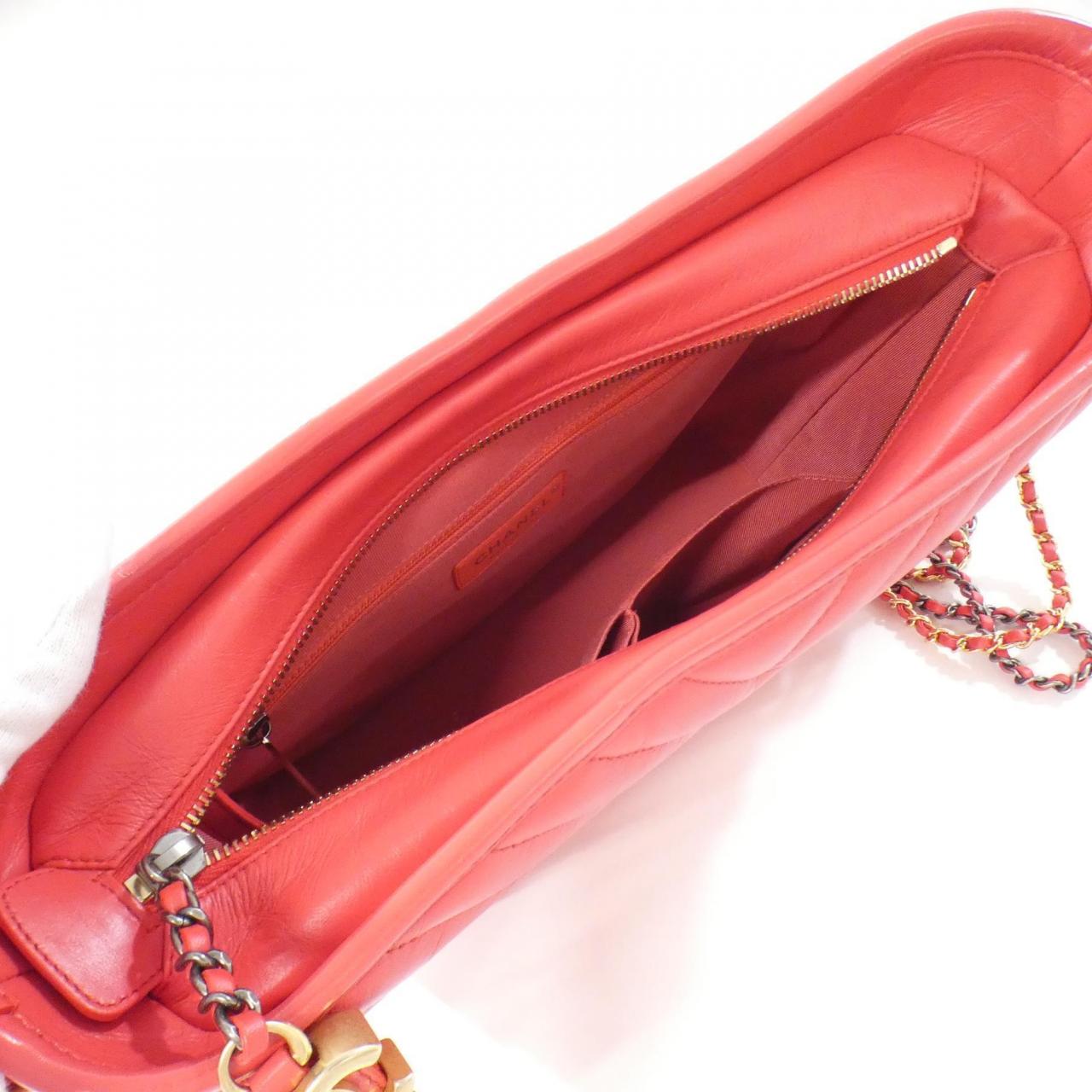 CHANEL Gabrielle 93824 Shoulder Bag 粉色 中古品A - 縮圖 8