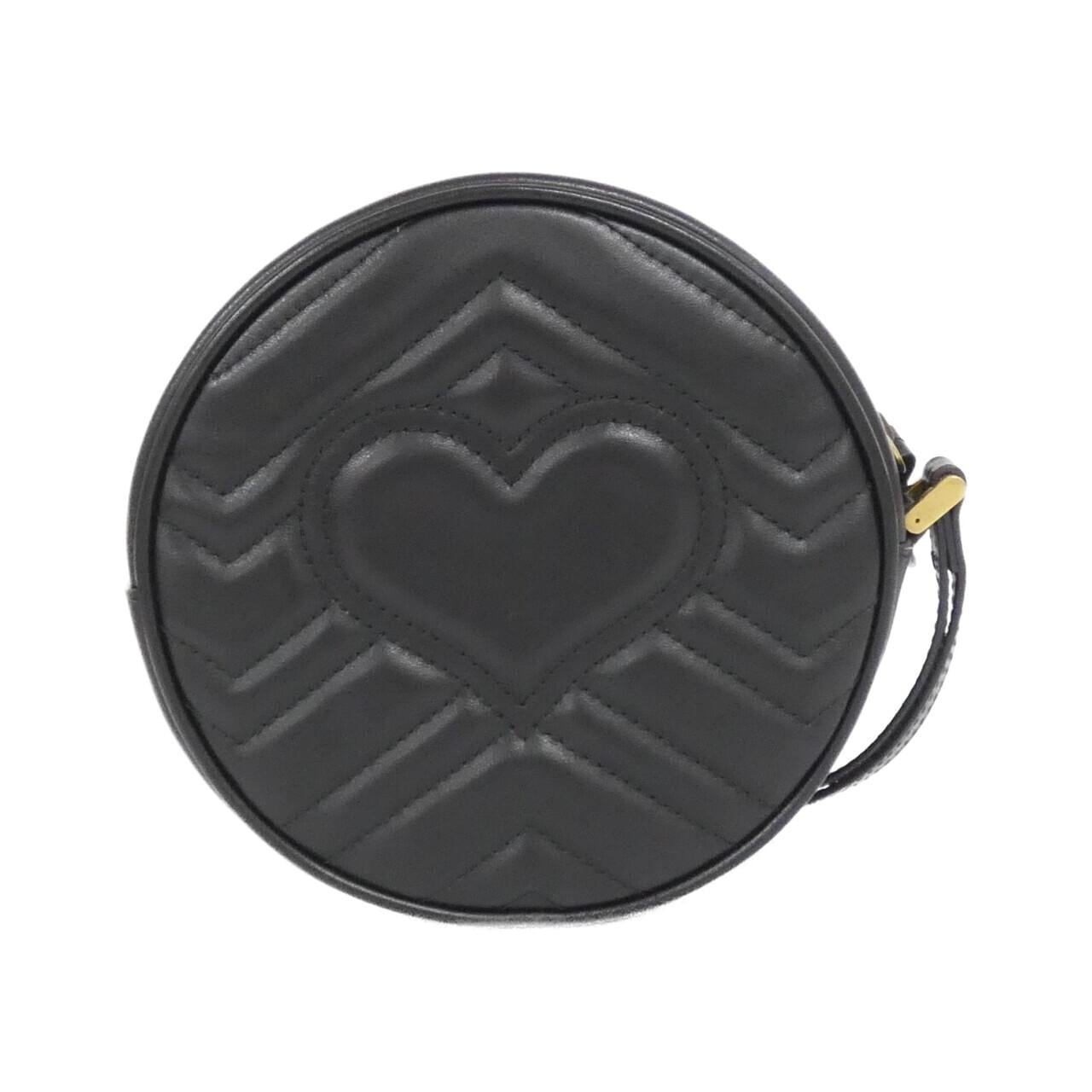 GUCCI 575164 DTDCT Bag Leather 黑色 皮革 中古品A - 縮圖 2