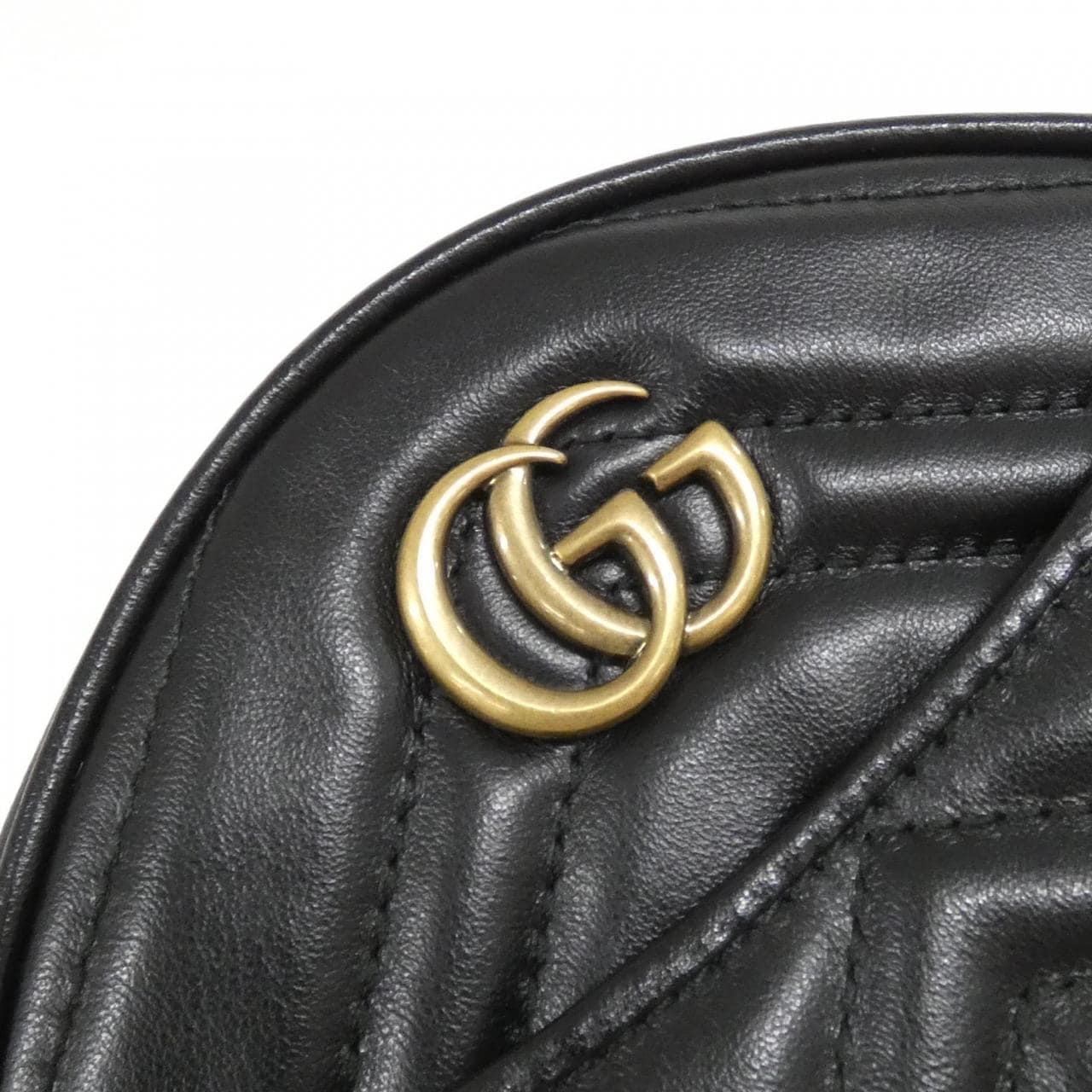 GUCCI 575164 DTDCT Bag Leather 黑色 皮革 中古品A - 縮圖 4