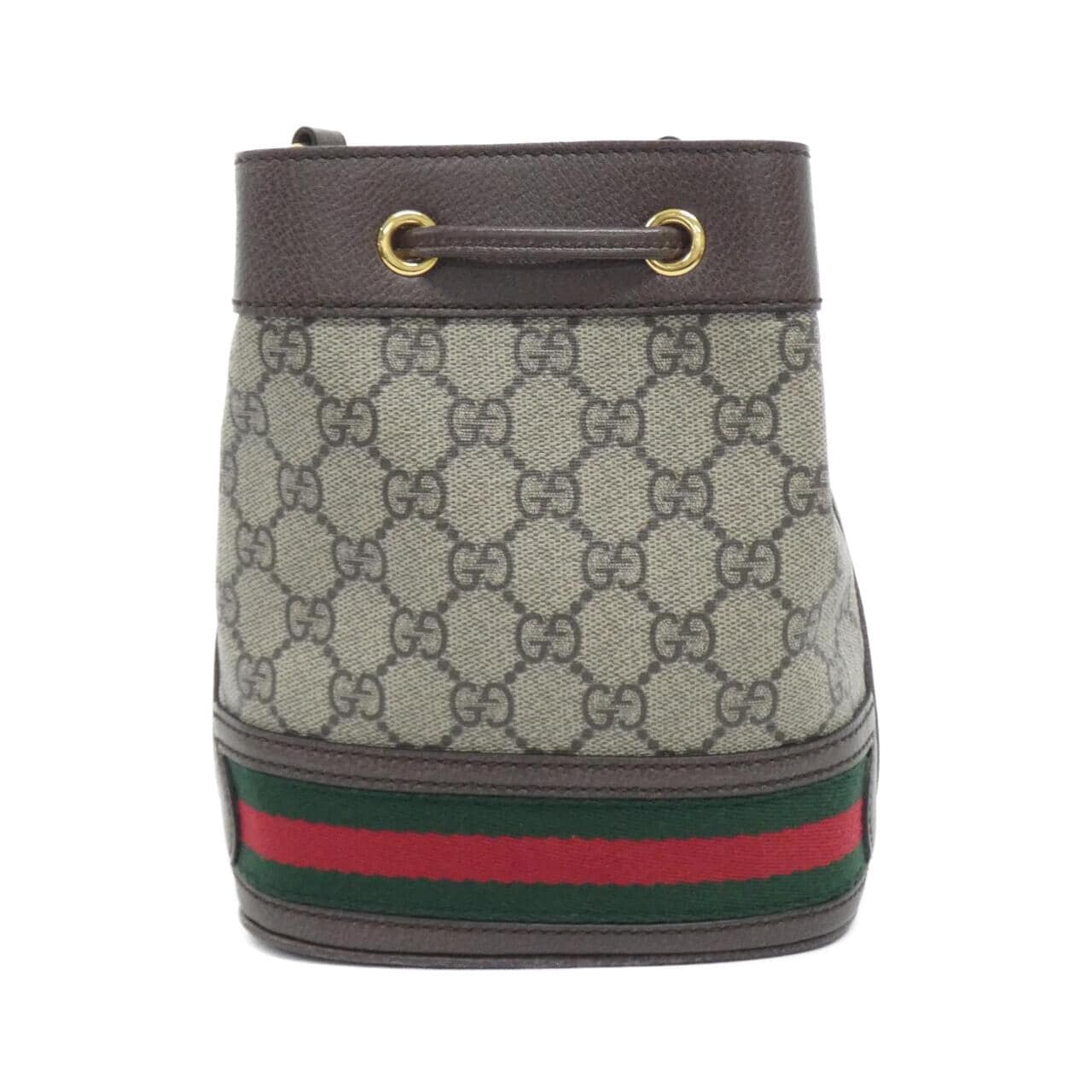 GUCCI 550620 96I3B Shoulder Bag Canvas 黑色 帆布 中古品A - 縮圖 2