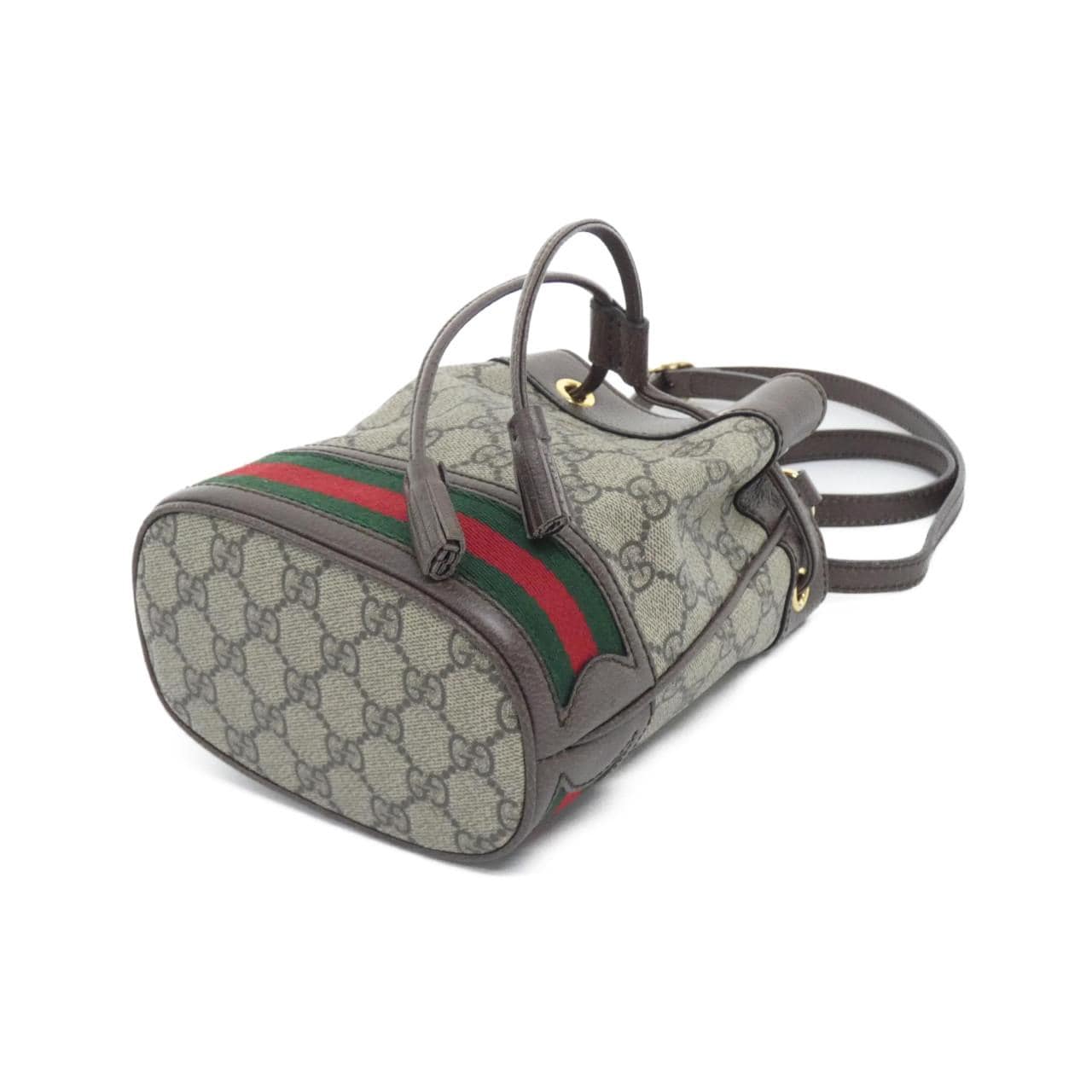 GUCCI 550620 96I3B Shoulder Bag Canvas 黑色 帆布 中古品A - 縮圖 3