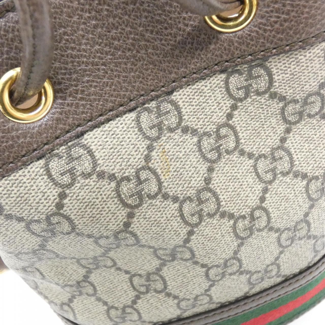 GUCCI 550620 96I3B Shoulder Bag Canvas 黑色 帆布 中古品A - 縮圖 4