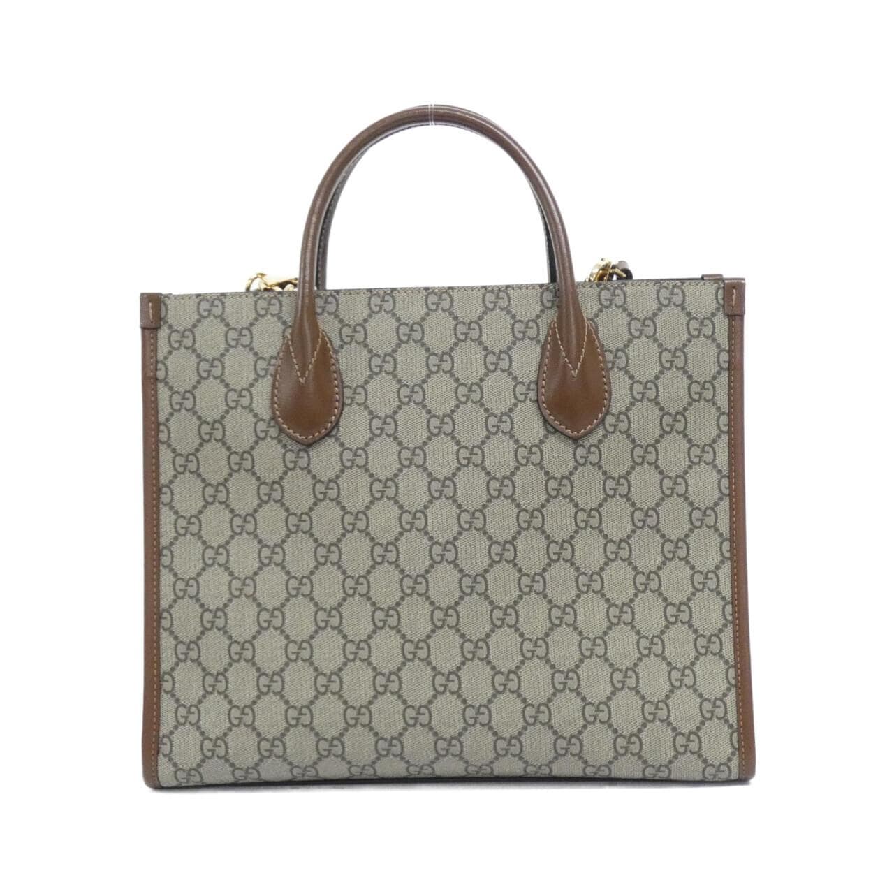 GUCCI 659983 92TCG Bag Canvas 米色 帆布 中古品A - 縮圖 2