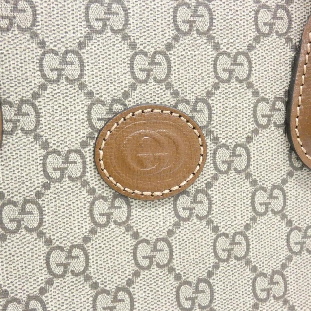 GUCCI 659983 92TCG Bag Canvas 米色 帆布 中古品A - 縮圖 4