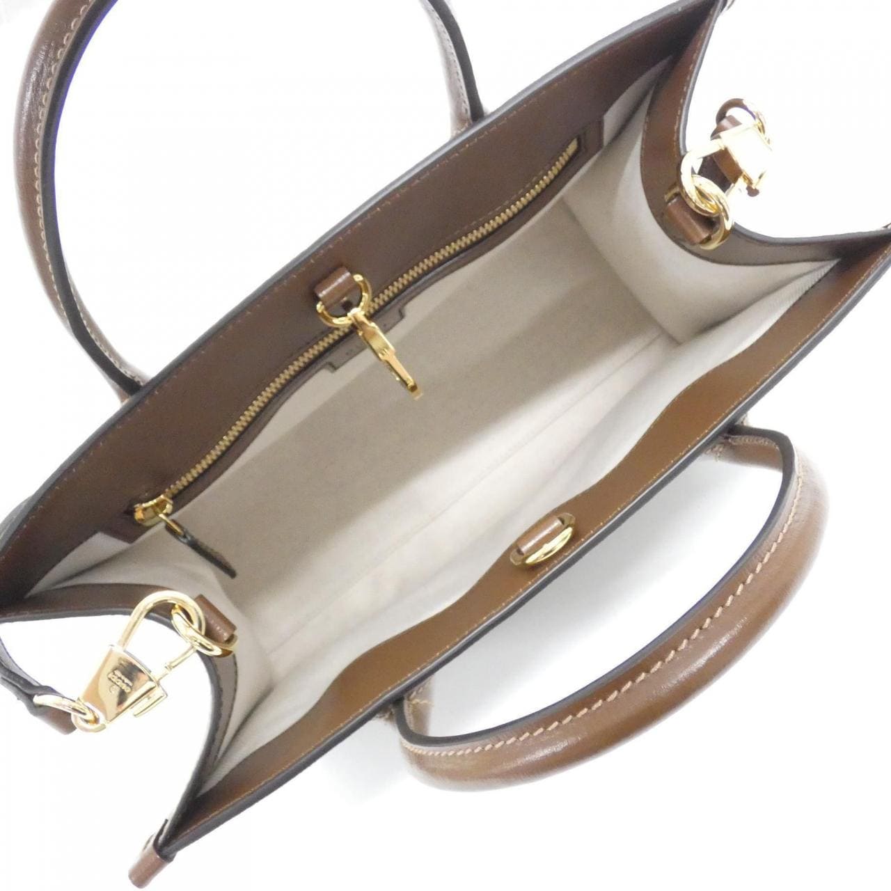 GUCCI 659983 92TCG Bag Canvas 米色 帆布 中古品A - 縮圖 6