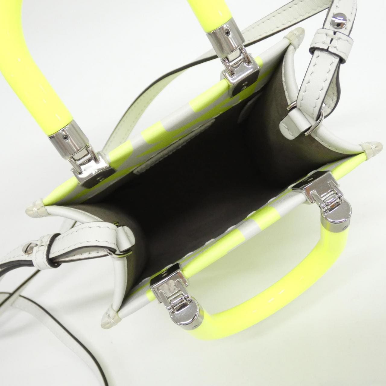 FENDI Sunshine Shopper 8BS051 ANXZ Handbag Leather Black Leather - Thumbnail 8