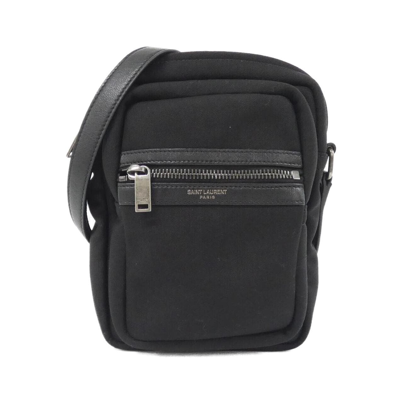 SAINT LAURENT 581700 9W0BD Shoulder Bag Canvas Black