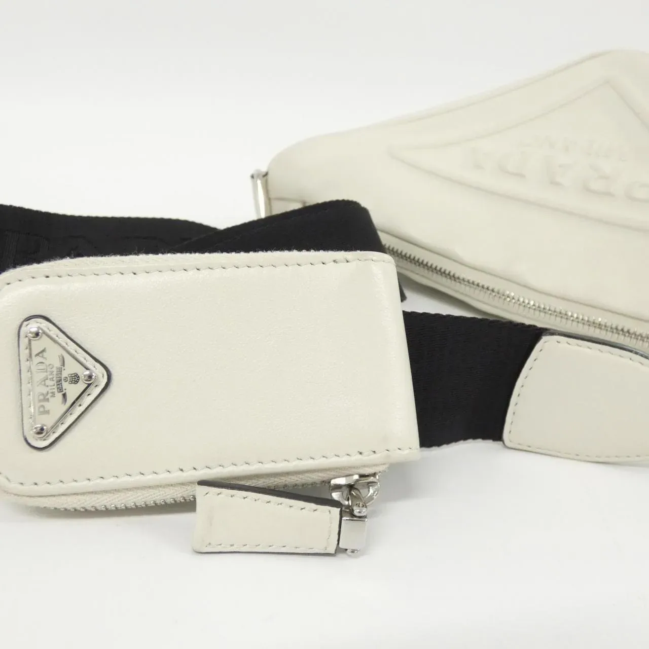 PRADA 1BH190 Shoulder Black Rank A - Thumbnail 6